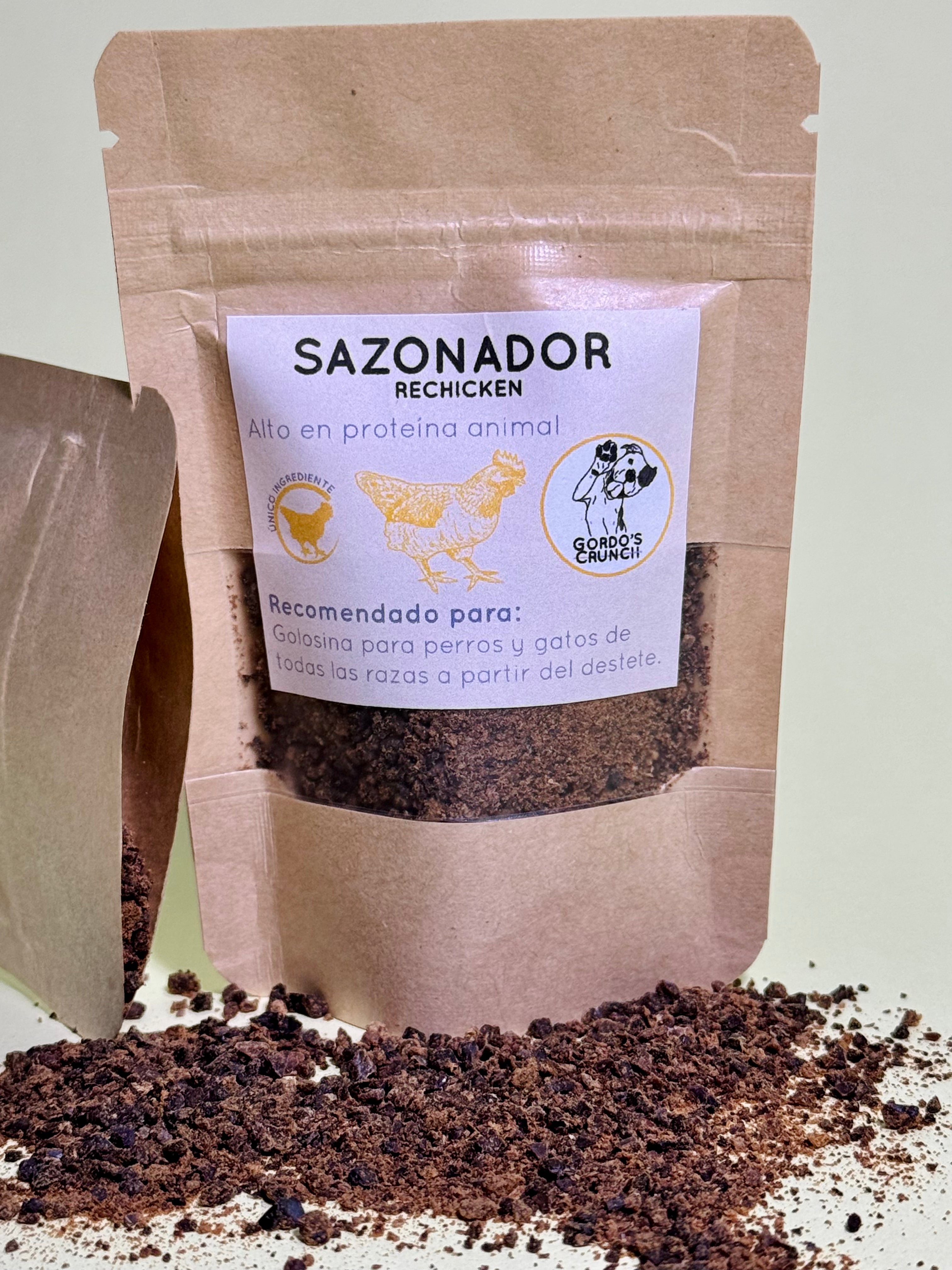 SAZONADOR DE RECHICKEN - HIGADO DE POLLO PULVERIZADO PARA MASCOTAS