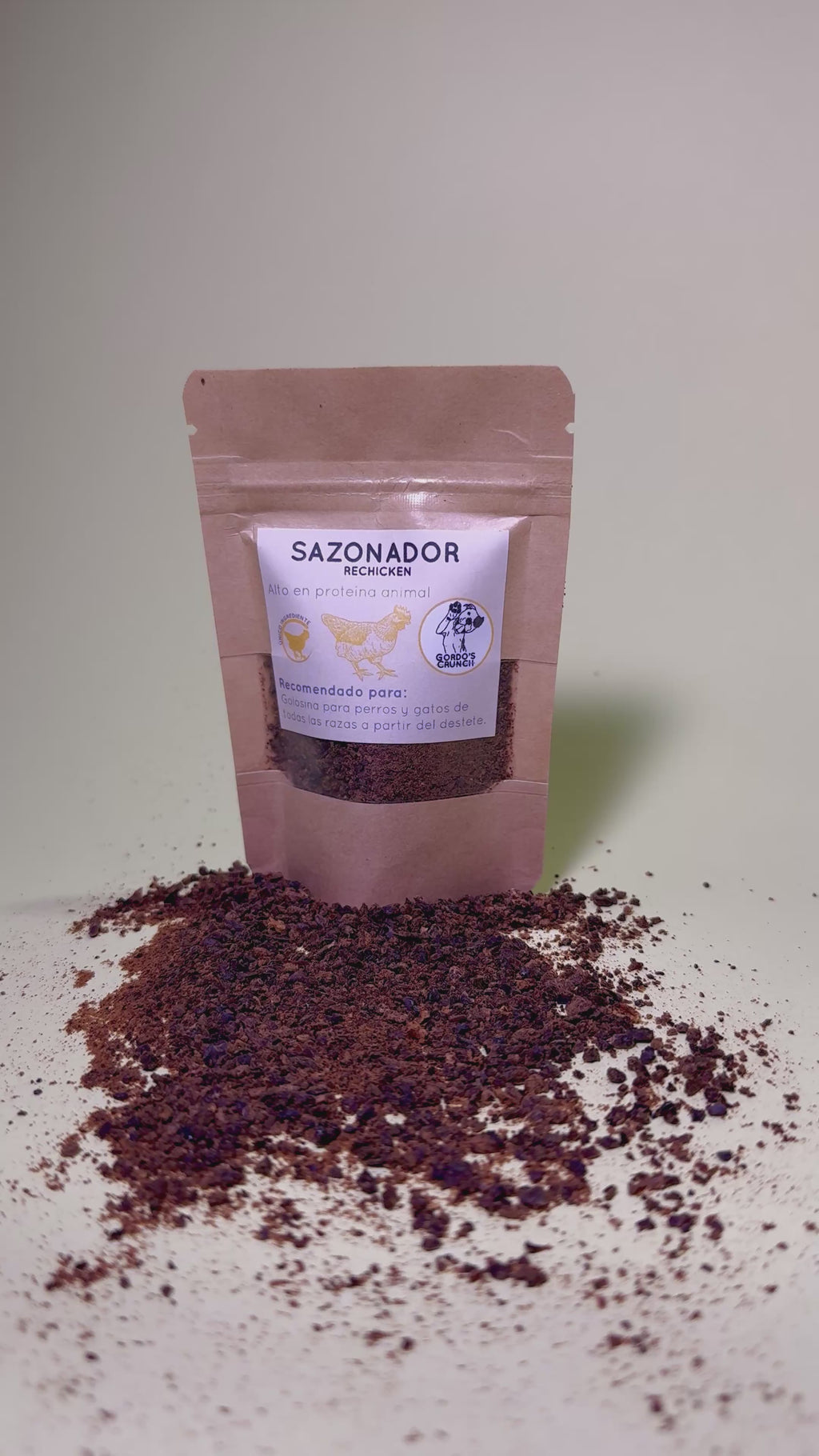 SAZONADOR DE RECHICKEN - HIGADO DE POLLO PULVERIZADO PARA MASCOTAS